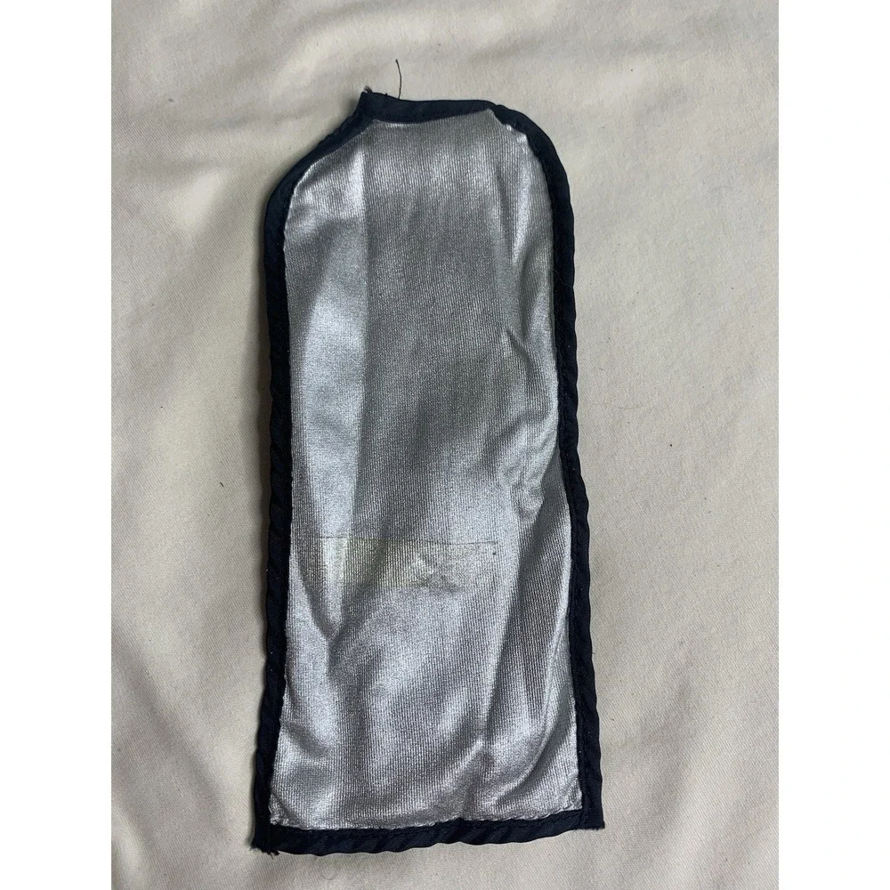 Vintage ‎ Silver & Black Barbie Full Zip Garment Bag